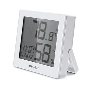 LCD带时间闹钟电子温湿度计
